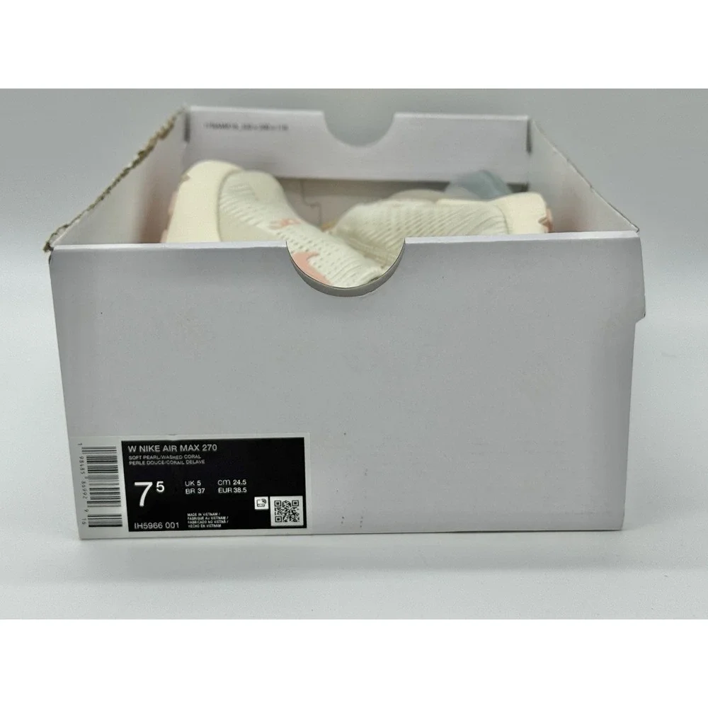 Nike‎ Women's Air Max 270 Soft Pearl Size 7.5 IH5966 001